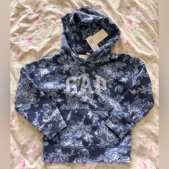 Gap × LoveShackFancy Toddler Floral Logo Hoodie Size 5 years - Picture 1 of 4